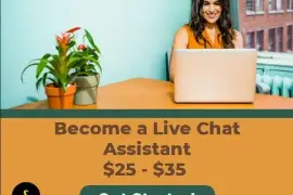 Remote Live Chat Agent ($25-$35)