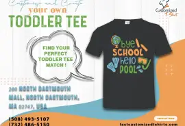 Buy Customized Toddler Tee from Customized T-Shirt