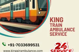 Avail the King Train Ambulance Service in Delhi wi
