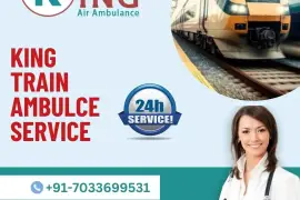 Get Train Ambulance Services in Kolkata by King 