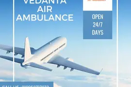 Obtain Vedanta Air Ambulance in Delhi 