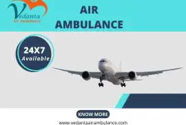 Get Vedanta Air Ambulance in Kolkata