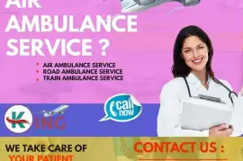Use King Air Ambulance Service in Kolkata