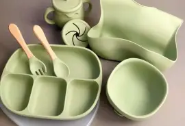 Baby plates suction