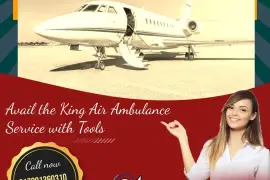 Acquire Air Ambulance Service in Kolkata by King 