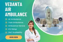 Use World-Class ICU Setup by Vedanta Air Ambulance