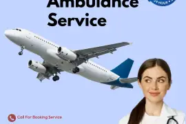 Vedanta Air Ambulance in Patna with Medic