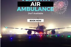 Vedanta Air Ambulance from Mumbai with Paramedics