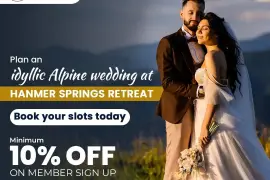 Best Hanmer Springs Wedding Venue: 10% Off!