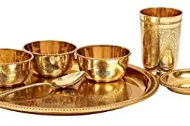 Shop online for a Pure Brass dinner set 
